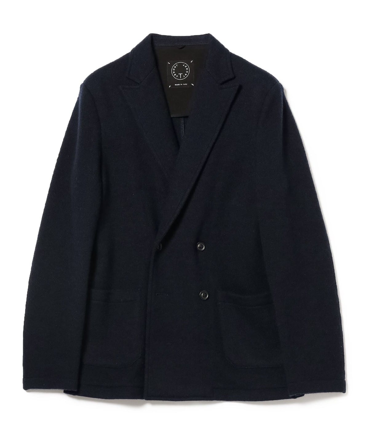 T-JACKET / ソリッド ダブルブレスト ジャケット / XS(SS) / NAVY 