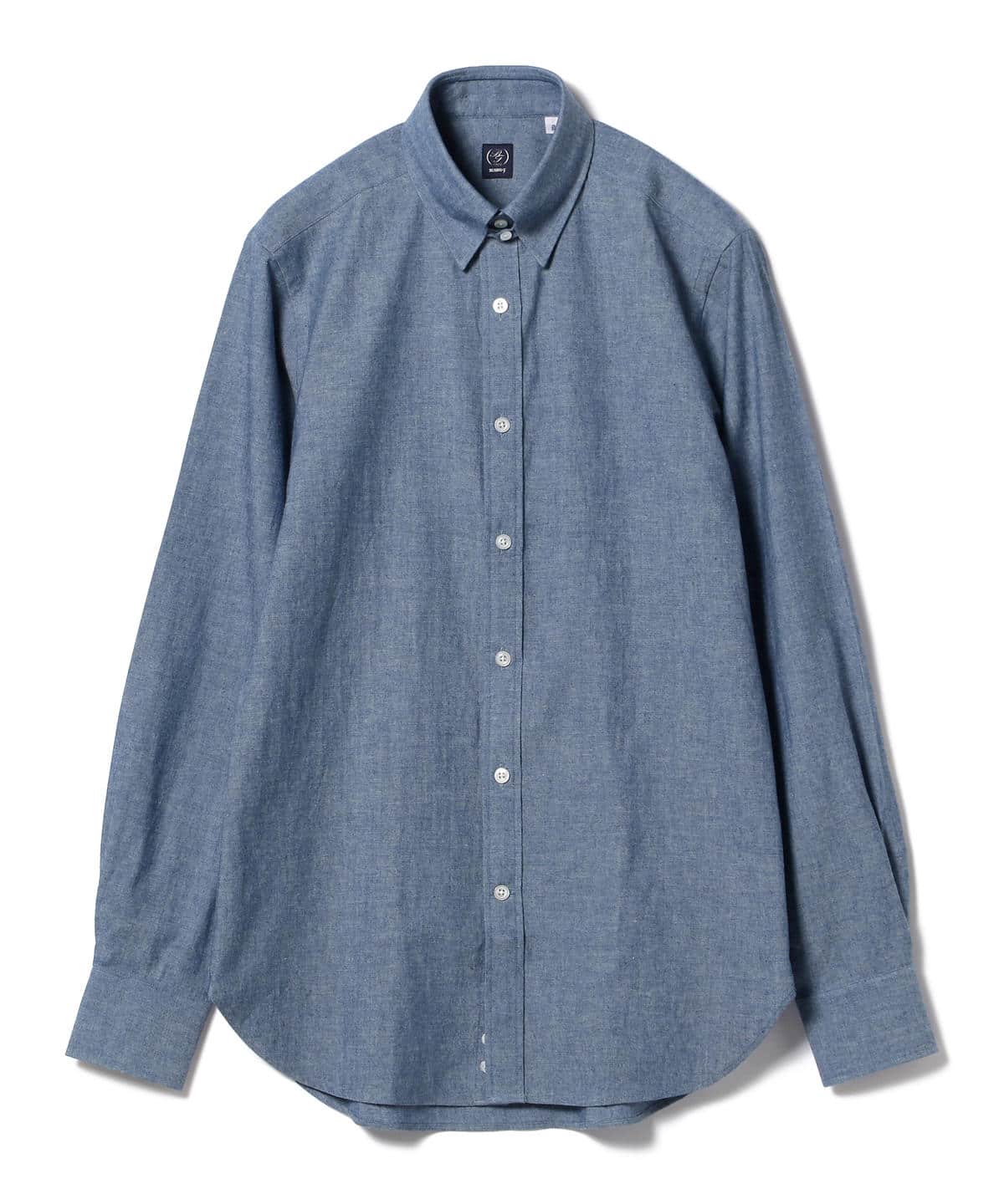 BEAMS F / シャンブレー タブカラーシャツ / 38 / NAVY – BEAMS digroo