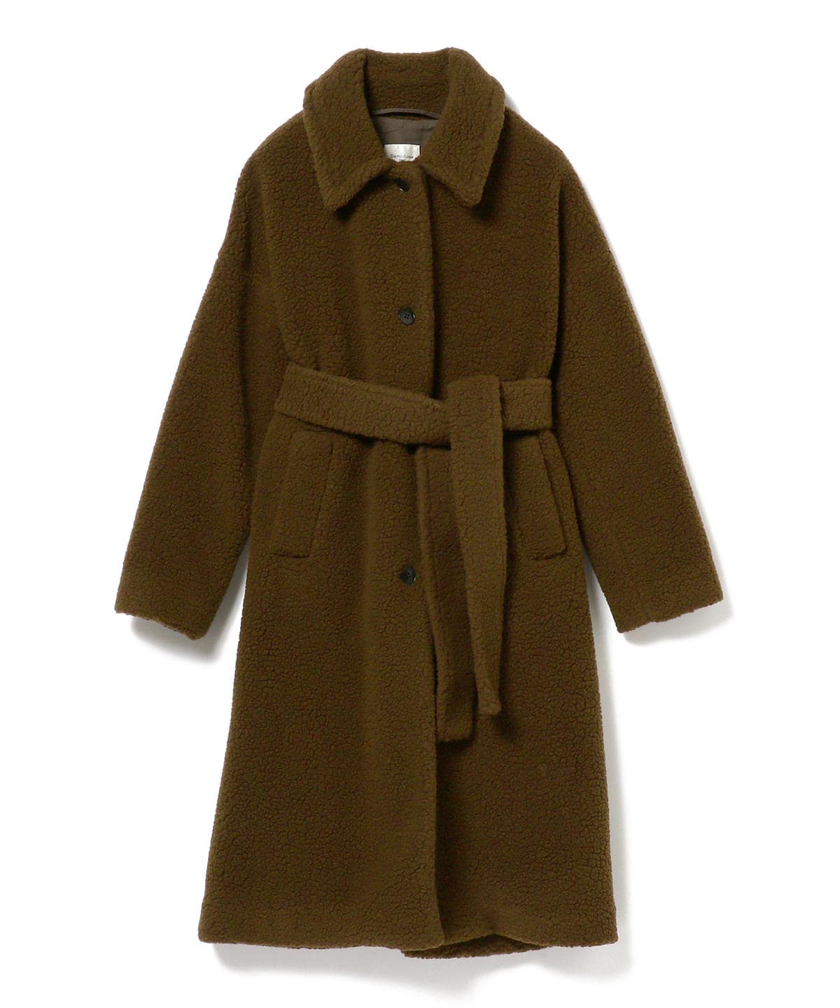 Demi-Luxe BEAMS / ステンカラー ボアコート / 36 / OLIVE – BEAMS digroo