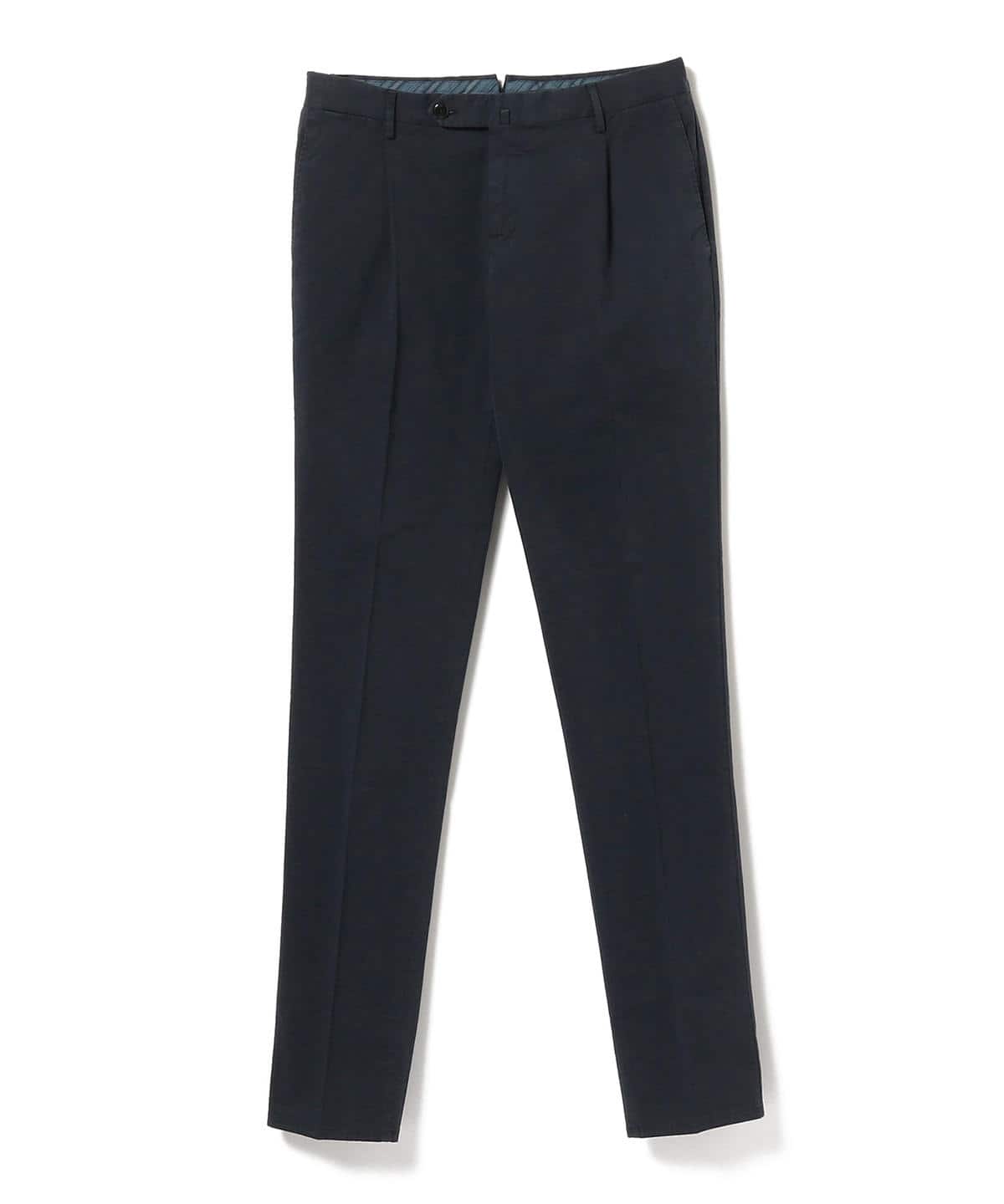 PT01 現PT TORINO スラックス ビームスF購入 ネイビー 46 PT TORINO / PASTEL コットンツイル 1プリーツ スラックス / 46 / NAVY