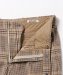 AURALEE / Check Narrow Slacks