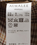 AURALEE / Check Narrow Slacks
