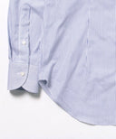 BEAMS F / ペンシルストライプ カッタウェイ シャツ