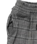 BEAMS LIGHTS / チェック 1プリーツ ワイド イージーパンツ