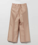 Demi-Luxe BEAMS / シルクウール セミワイドパンツ