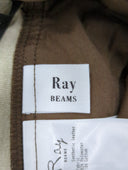 Ray BEAMS / フェイクレザー ワイド パンツ