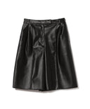 Demi-Luxe BEAMS / フェイクレザー ハーフパンツ