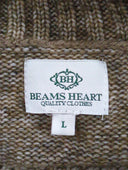 BEAMS HEART / メランジ タートルネック ニット