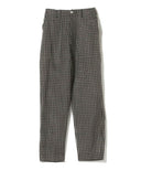 beautiful people / テーパード チェック パンツ