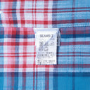 BEAMS F / コットン チェック カッタウェイ シャツ