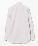 BEAMS F / コットン オルタネイトストライプ タブカラーシャツ