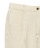 BRIGLIA × Brilla per il gusto / 別注 ISCHIA リネンソリッド 1プリーツ イージーパンツ