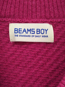 BEAMS BOY / 7ゲージ Vネック プルオーバー ニット