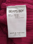 BEAMS BOY / 7ゲージ Vネック プルオーバー ニット