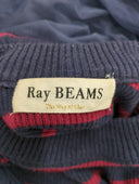 Ray BEAMS / ボーダーニット×チュールワンピース