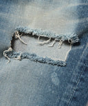 VAPORIZE / 3-hole Distressed Denim Pants