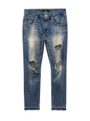 VAPORIZE / 3-hole Distressed Denim Pants
