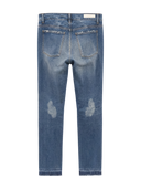 VAPORIZE / 3-hole Distressed Denim Pants