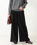 Demi-Luxe BEAMS / タック Aライン ウールパンツ