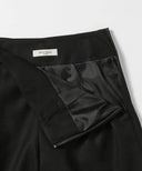 Demi-Luxe BEAMS / タック Aライン ウールパンツ