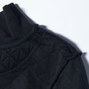 GOLF ORANGE / 幾何学 キルト プルオーバー