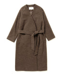 Ray BEAMS / ノーカラー ラップコート