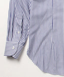 BEAMS F / ロンドンストライプ ワイドカラー シャツ