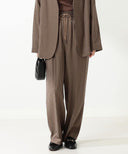 Demi-Luxe BEAMS / チェック ドロストパンツ