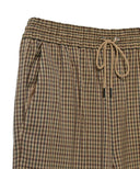 Demi-Luxe BEAMS / チェック ドロストパンツ