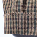 Demi-Luxe BEAMS / チェック ドロストパンツ