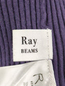 Ray BEAMS / 14G リブ クルーネック ニット