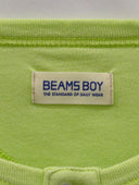 BEAMS BOY / ミリタリー リブ ヘンリーネック ロングスリーブ