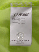 BEAMS BOY / ミリタリー リブ ヘンリーネック ロングスリーブ