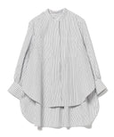Demi-Luxe BEAMS / ストライプ テール シャツ