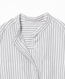 Demi-Luxe BEAMS / ストライプ テール シャツ