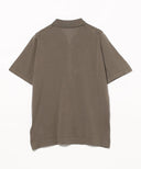 JOHN SMEDLEY / FOLKE コットン フロントオープン ニットポロシャツ