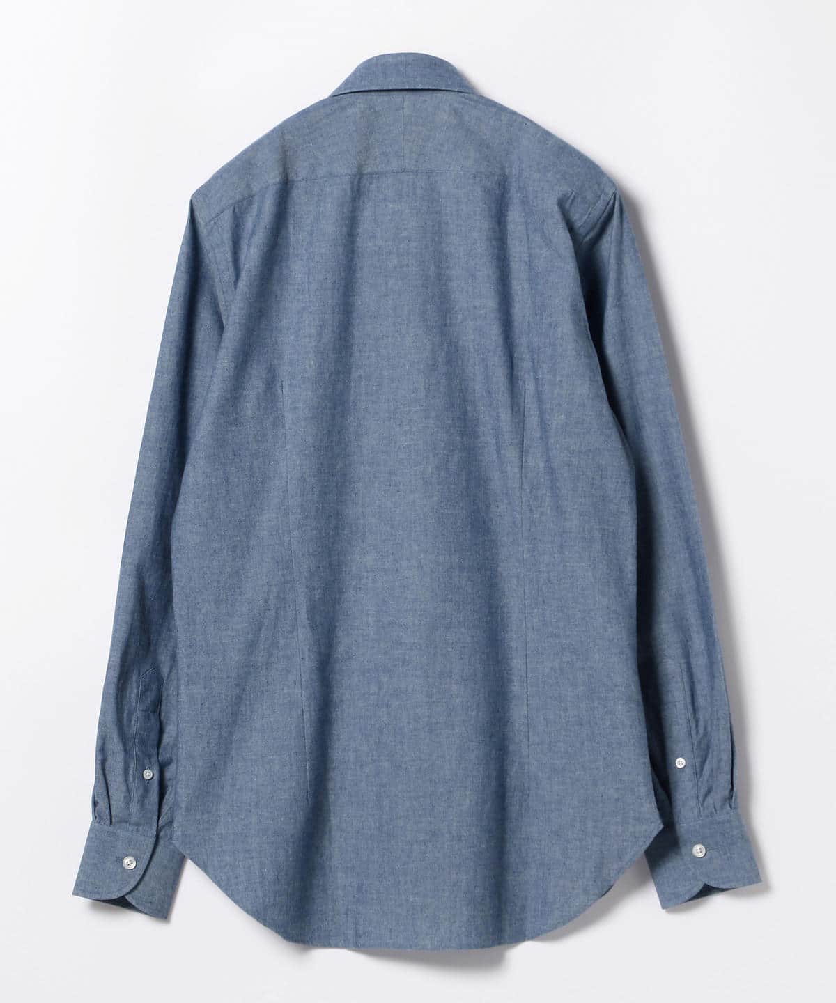 BEAMS F / シャンブレー タブカラーシャツ / 38 / NAVY – BEAMS digroo