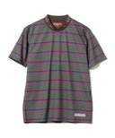 WEEKEND(ER) × BEAMS GOLF / 別注 ボーダー モックネックシャツ