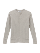 BEAMS BOY / 12ゲージ リブ ミリタリー ヘンリーネック