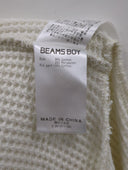 BEAMS BOY / サーマル ビッグシルエット クルー カットソー