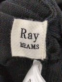 Ray BEAMS / バスケット編み ジップ ポロシャツ