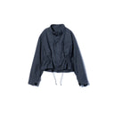 maturely / バック ギャザー ミリタリー ジャケット