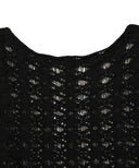 RBS / スカシ柄 フリンジ ノースリーブ ニット