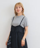 BEAMS BOY / Printed Mesh Dress