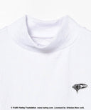 GOLF ORANGE / 総柄 ジャカード モックタートルネック シャツ