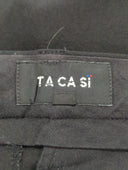 TA CA SI / スリットヘム チェック トラウザー