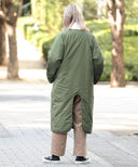 BEAMS BOY / リバーシブル バック サテン ライナー