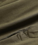 :COLON / ストレッチサテン 変形プリーツ テーパードトラウザー