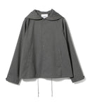 BEAMS BOY / ポリエステル レーヨン セーラー スナップジャケット