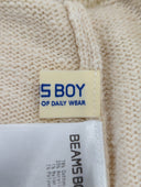 BEAMS BOY / メッシュ ヘム ニットスカート